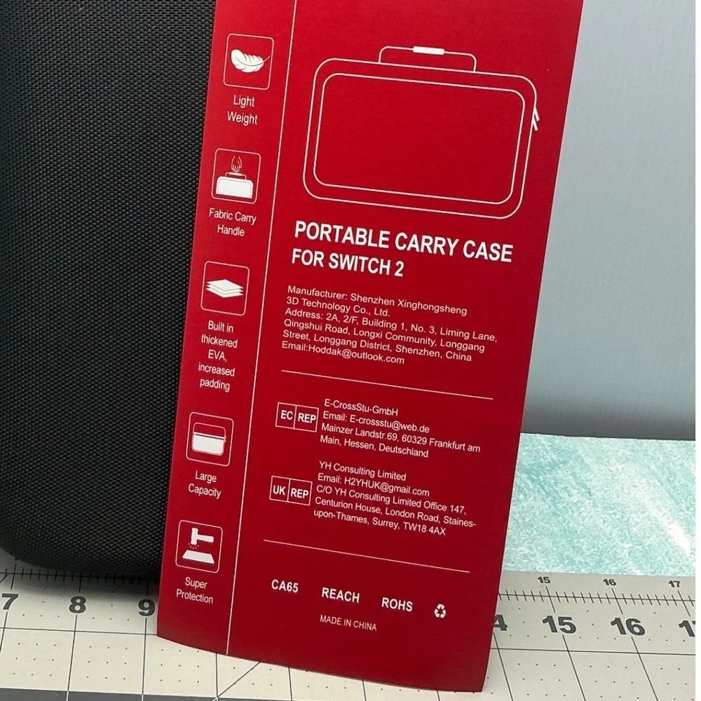 Portable Travel Carrying Case for Nintendo Switch‎ 2 Storage Box